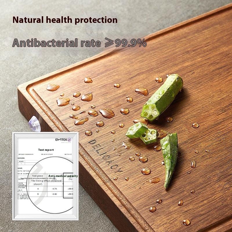 Solid Wood Kitchen Cutting Board Anti-Mildew & Antibacterial