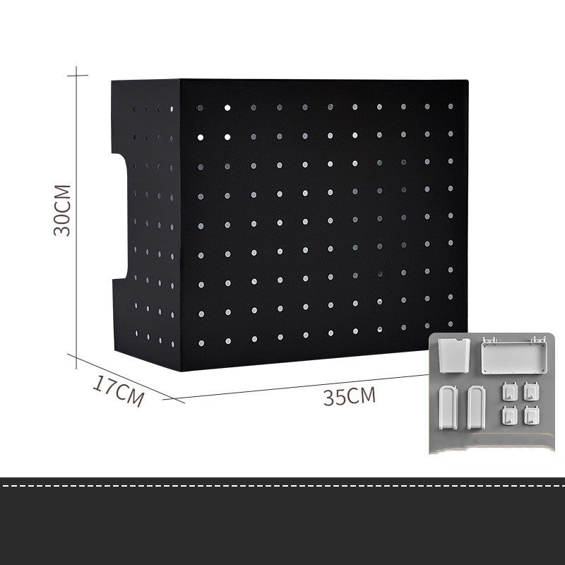 Punch-Free Wall-Mounted Kitchen Utensil Organizer Rack