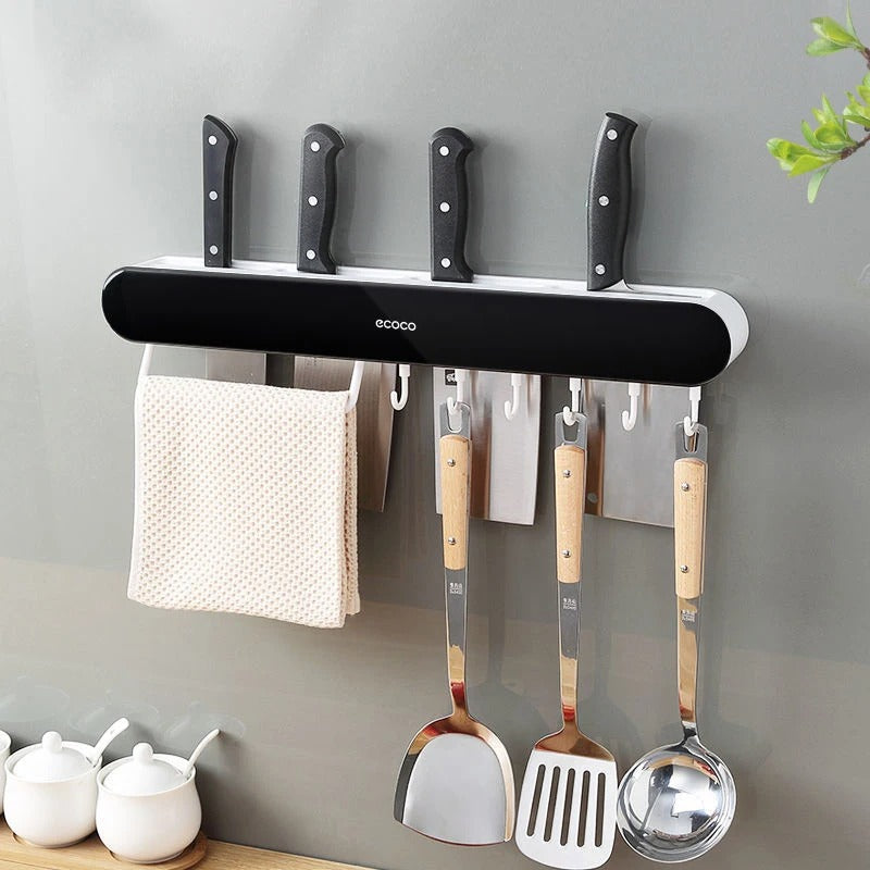 Wall-mounted Kitchen Supplies Integrated Storage Rack