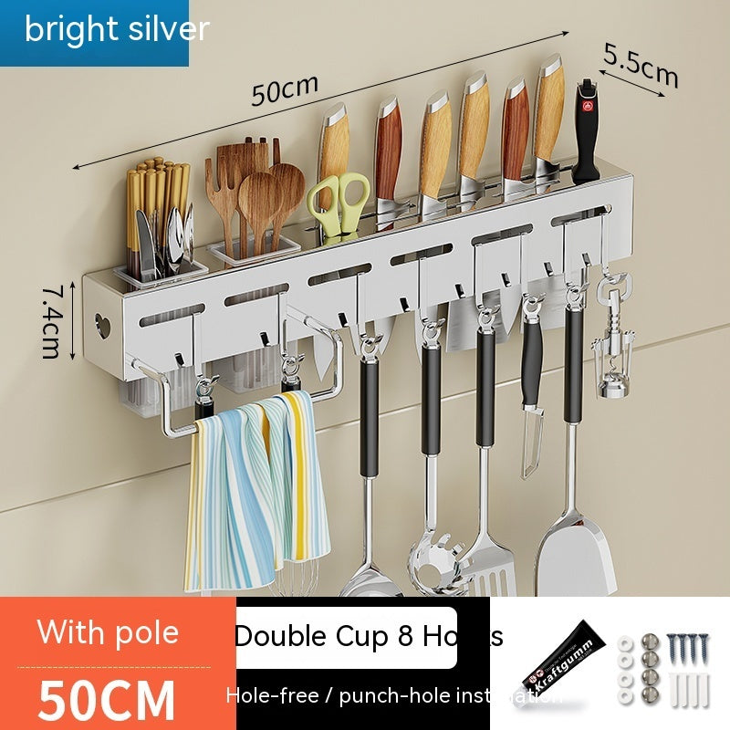 Kitchen Hook Wall Mounted Storage Rack