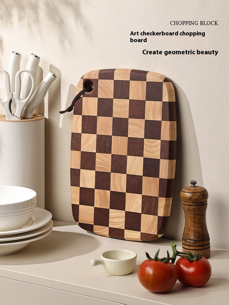 Acacia Wood Grid Cutting Board Solid Wood