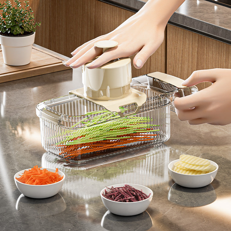 2-in-1 Vegetable Cutter and Drainer