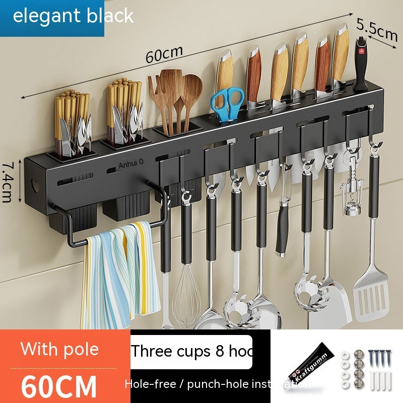 Kitchen Hook Wall Mounted Storage Rack