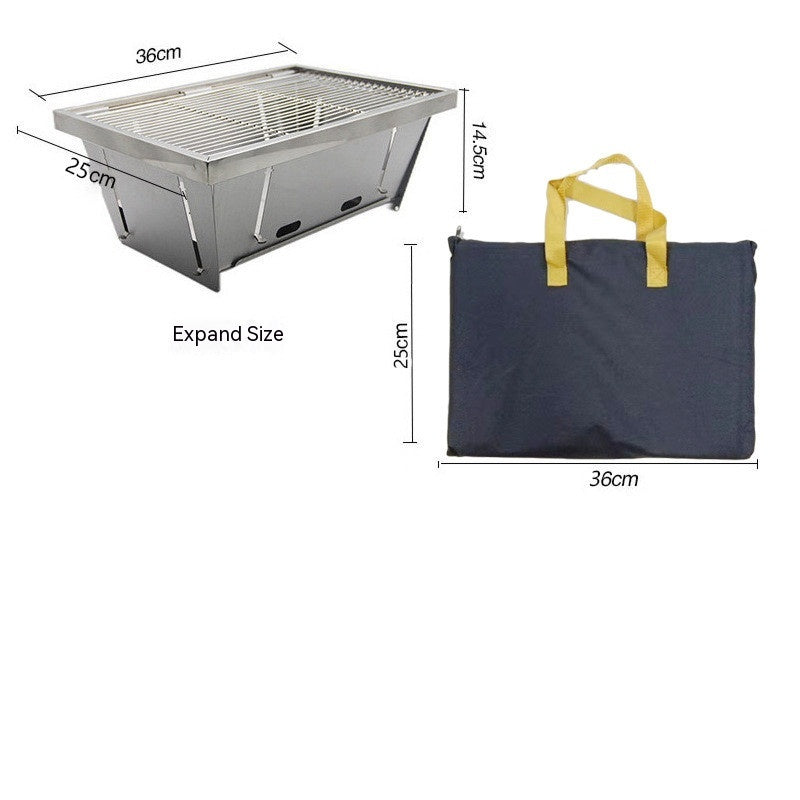 Small Foldable Outdoor BBQ Grill