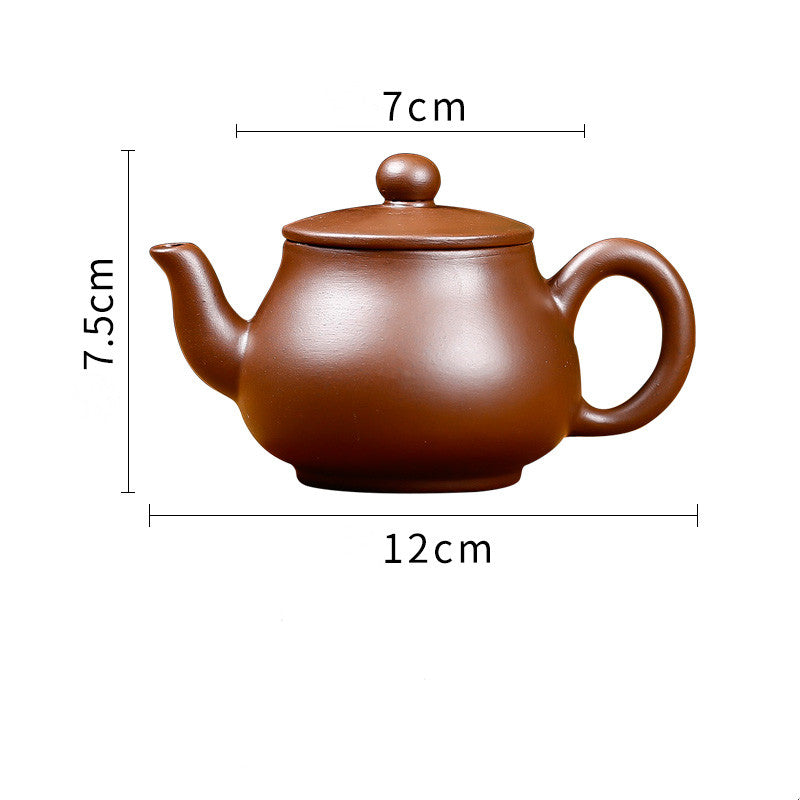 Handmade Purple Clay Teapot Traditional Manual Tea Pot
