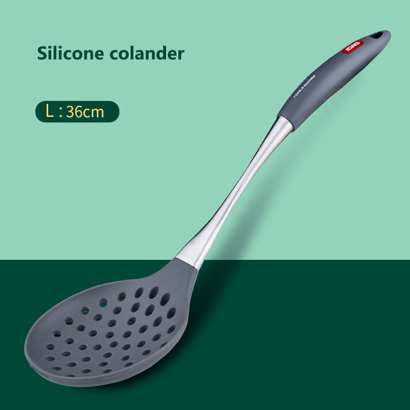 Stainless Steel & Silicone Non-Stick Spatula Set
