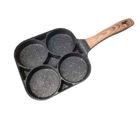 Four-Hole Non-Stick Fried Egg & Burger Pan