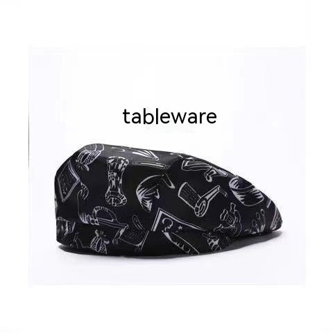 Chef Hat Male Baseball Cap Waiter Beret
