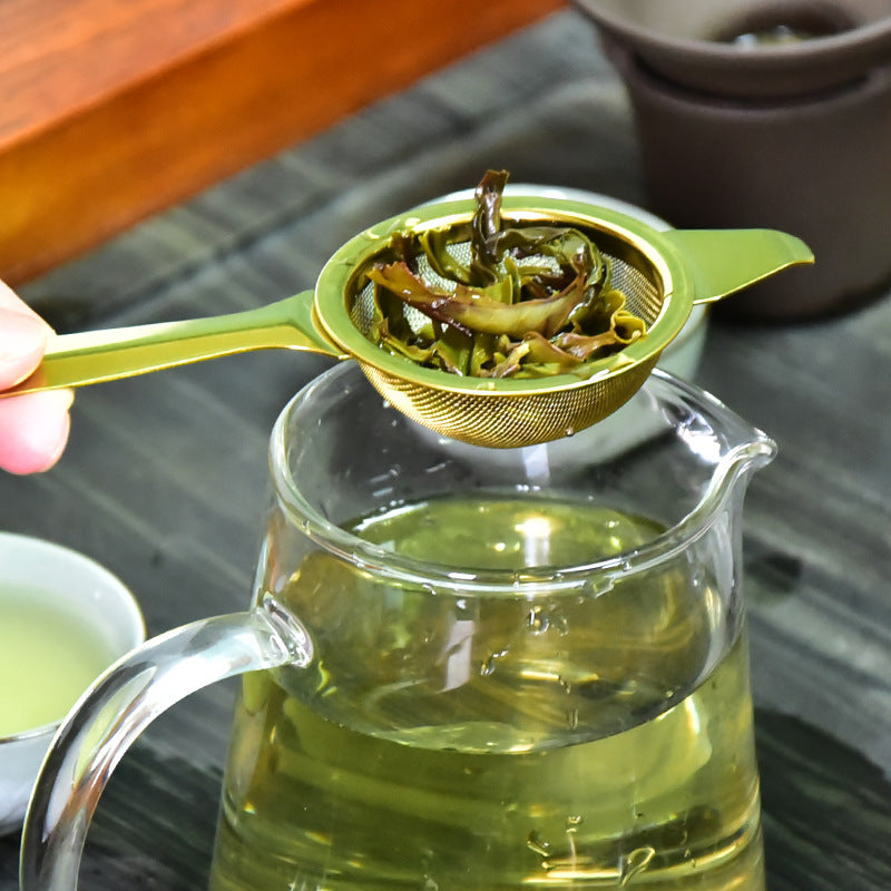 304 Stainless Steel Tea Strainer Set Two Piece Kitchen Tool