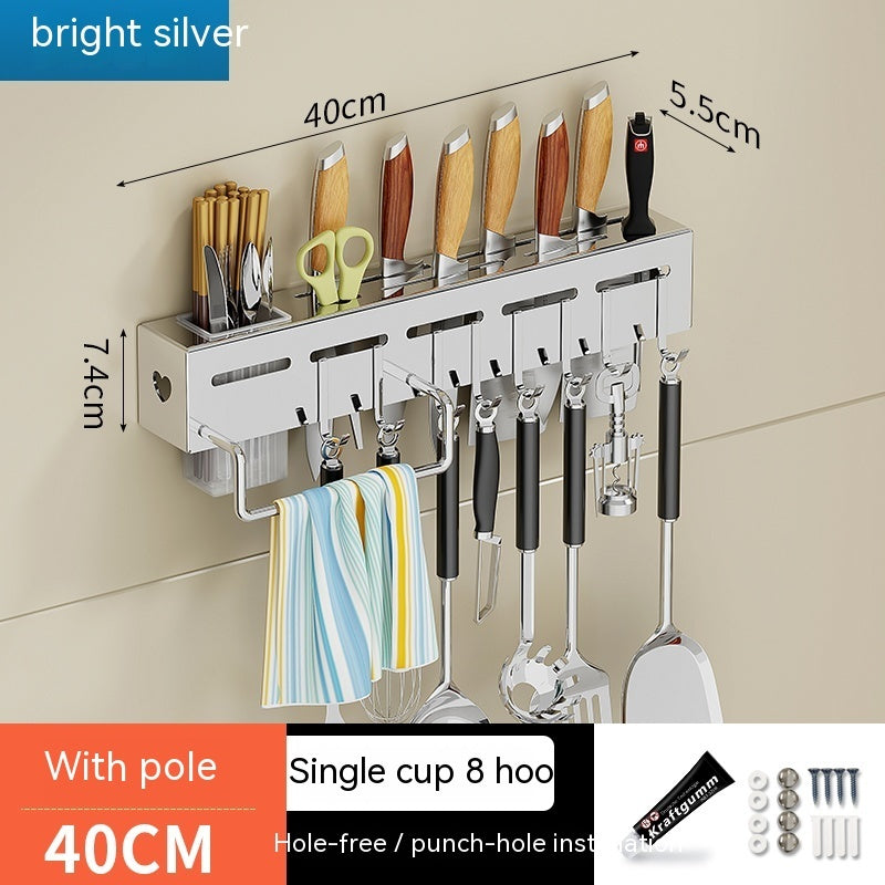 Kitchen Hook Wall Mounted Storage Rack