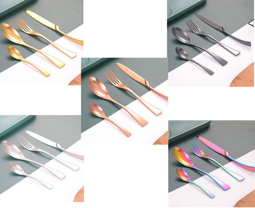 Stainless Steel Creative Western Cutlery Set