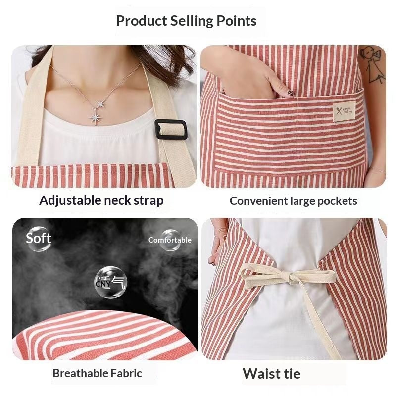 Breathable Kitchen Apron For Household Chores