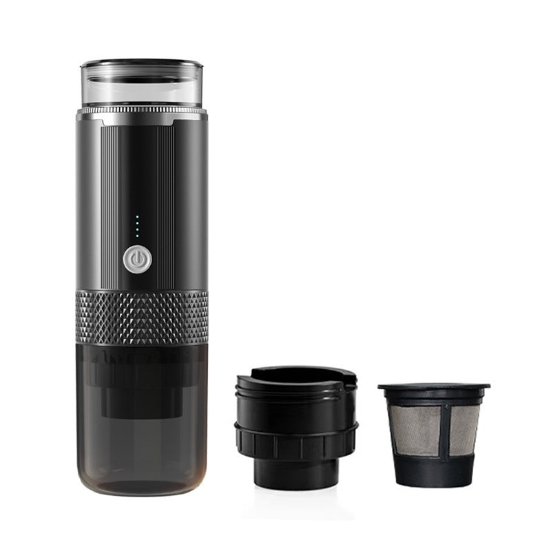 Portable Rechargeable Capsule Coffee Machine Travel Brewer
