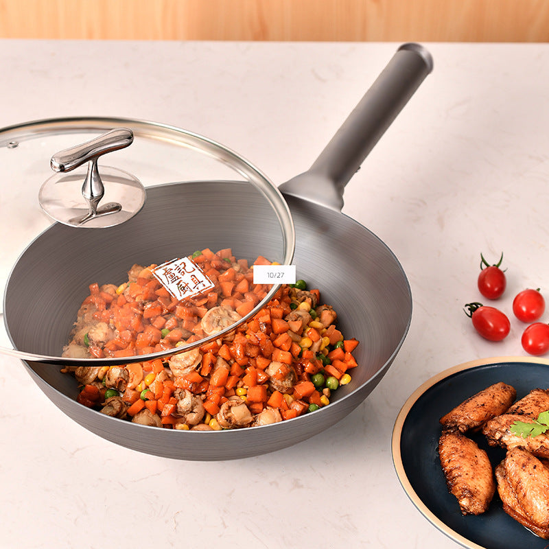 Pure Titanium Frying Pan Without Coating