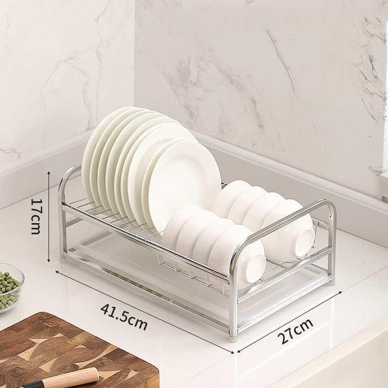 Kitchen Dishware Drying and Storage Rack