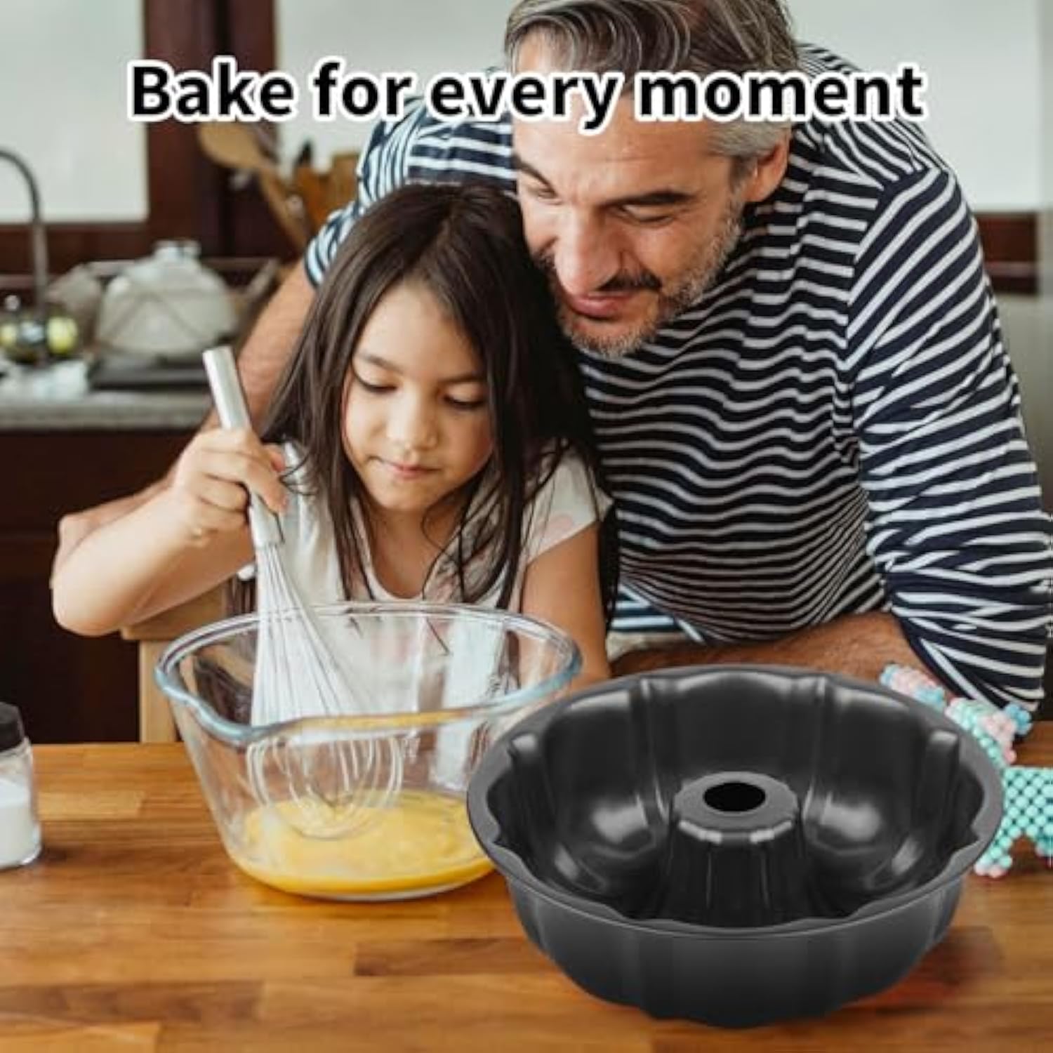 Heavy Duty Carbon Steel Nonstick Fluted Tube Cake Pan Baking Mold
