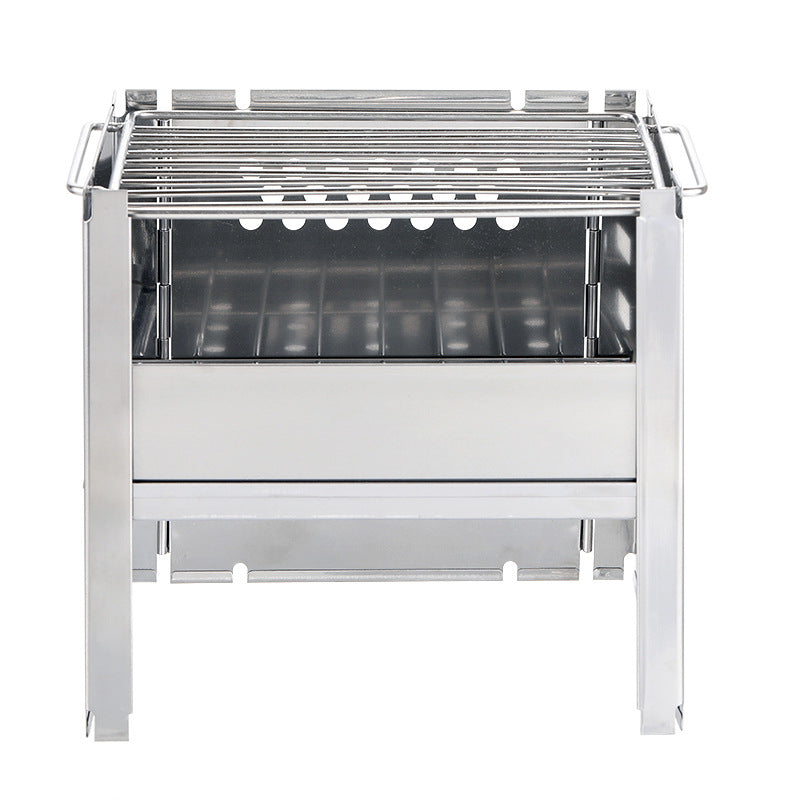 Portable Stainless Steel Dual-Use Barbecue Grill