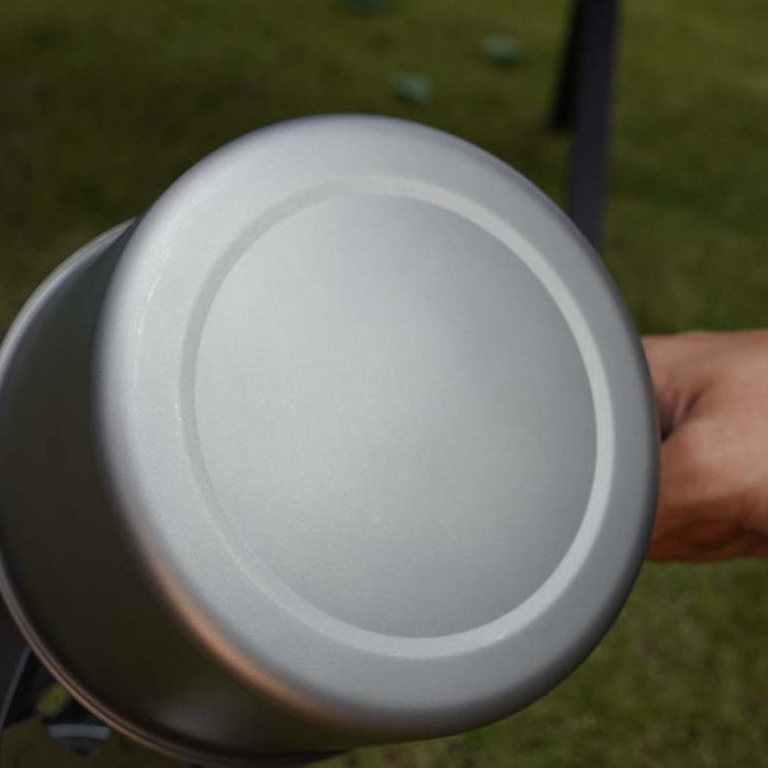 Pure Titanium Frying Pan Portable Cooking Pot