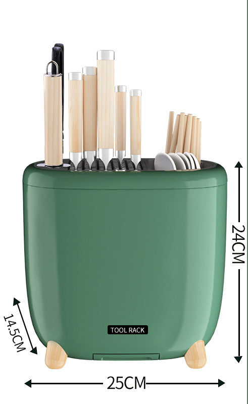 Kitchen Utensil and Cutlery Storage Rack