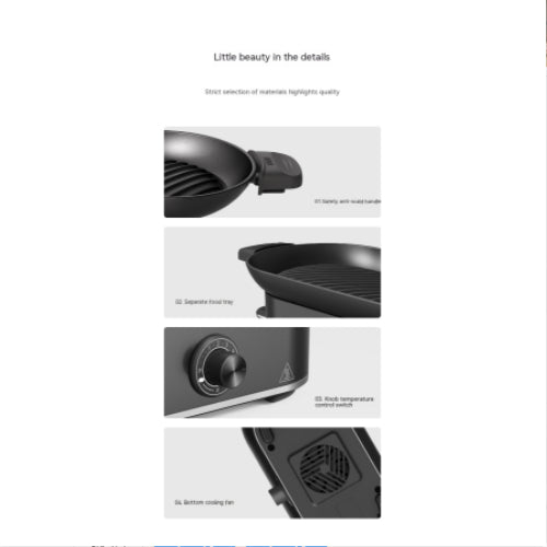 Olayks Mini Meat Roasting Pan Household Bakeware