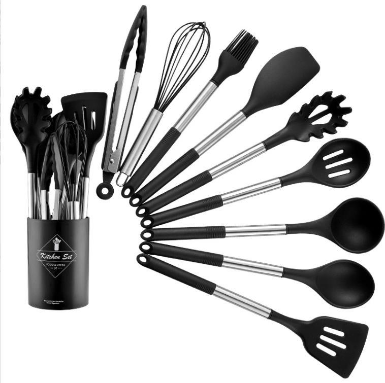 Heat-Resistant Non-Stick Pot Spoon & Spatula Set