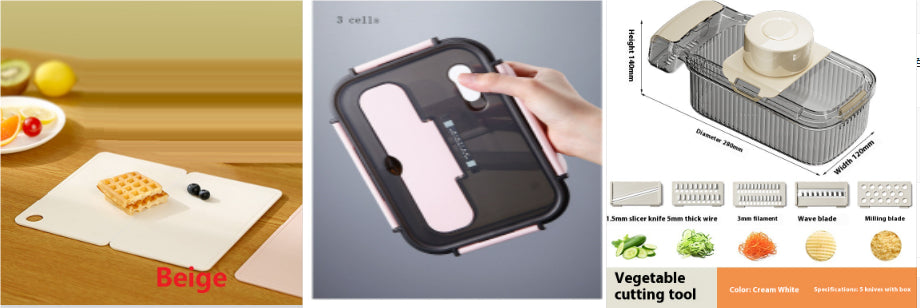 2-in-1 Vegetable Cutter and Drainer