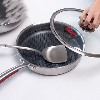Stainless Steel Honeycomb Skillet Steak & Saucepan