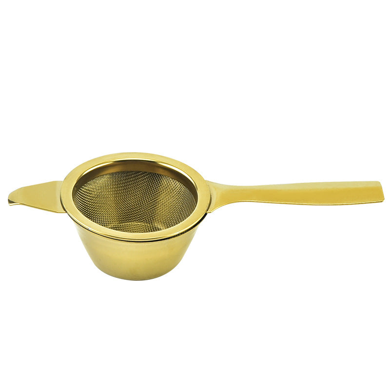 304 Stainless Steel Tea Strainer Set Two Piece Kitchen Tool
