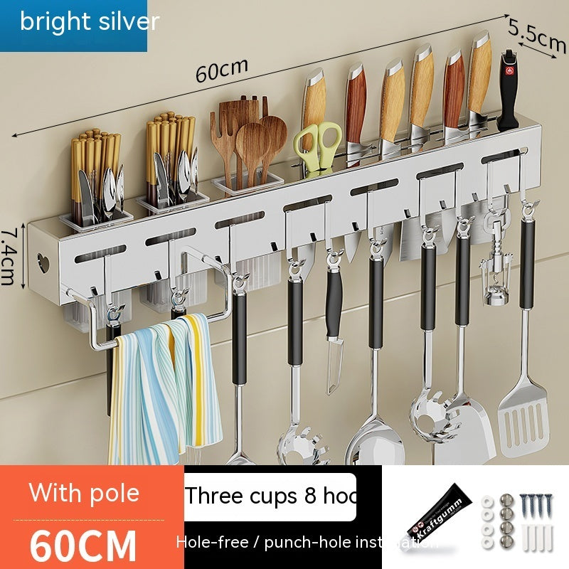 Kitchen Hook Wall Mounted Storage Rack
