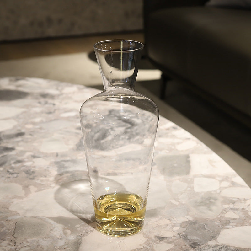 Glass Wine Decanter Red & Liquor Divider